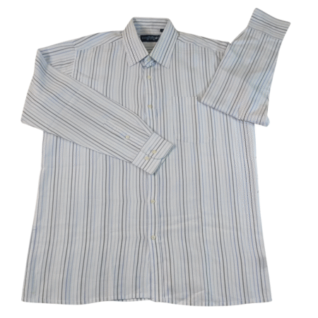 Large - St. Marks Men Stripped Longsleeve Shirt