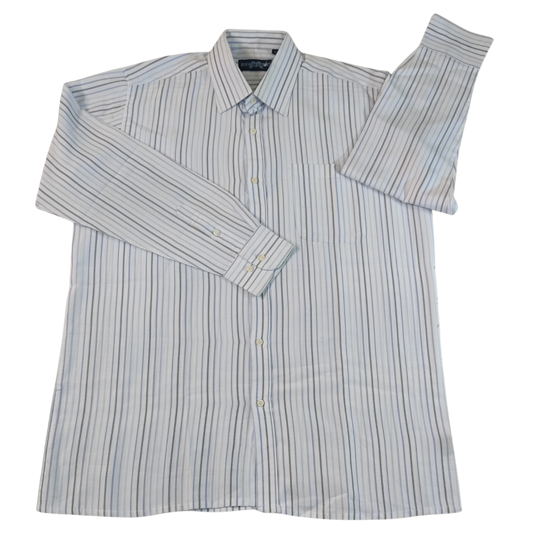 Large - St. Marks Men Stripped Longsleeve Shirt