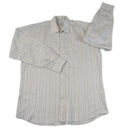 Large - Rocola Samyta Men Stripped Longsleeve Shirt