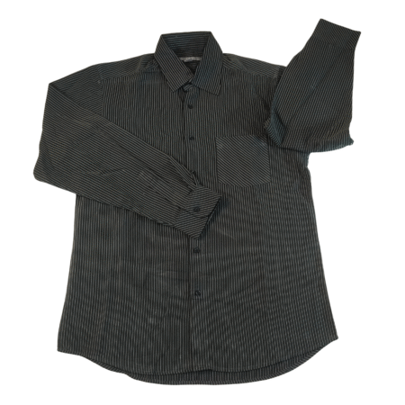 Medium - Philip Russel Men Stripped Longsleeve Shirt