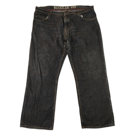 Waist 40 (Short) - Maine Black Wash Bootcut Jeans