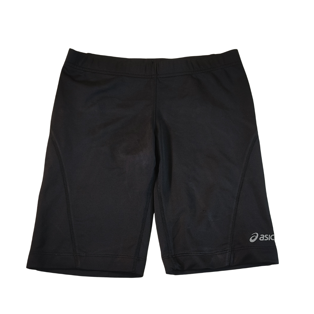 Waist 28 - Preloved Black Cycling Jersey Regular Shorts