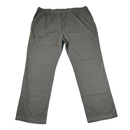Waist 46 (Regular) - Cotton Traders Grey Straight Chinos