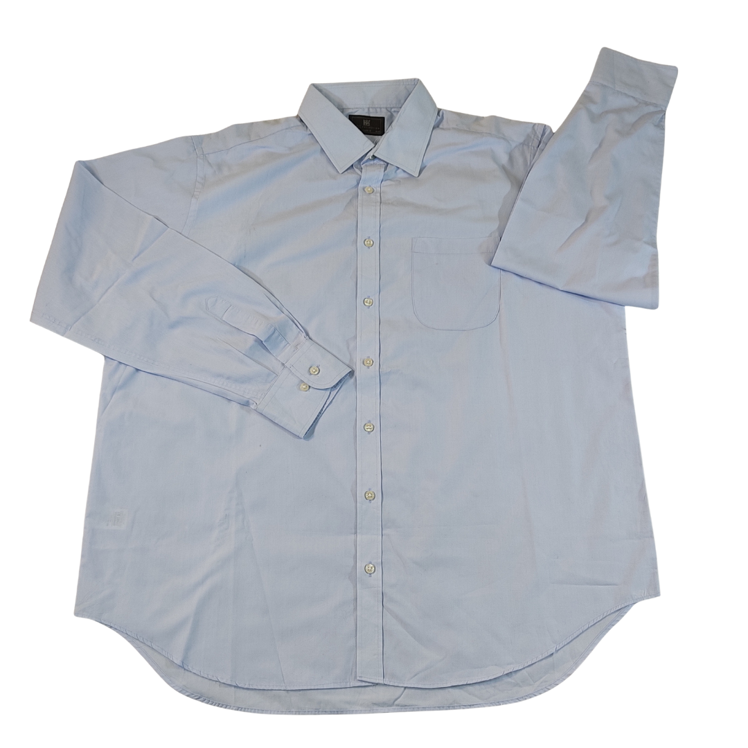 XL - M & S Blue Longsleeve Shirts