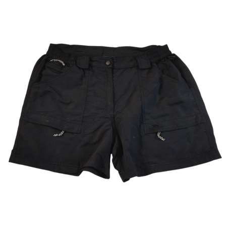 Waist 34 - Trespass Black Waterproof Cargo Shorts