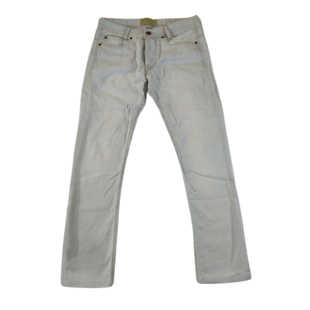 Waist 32 -Bershka Blue Straight Jeans