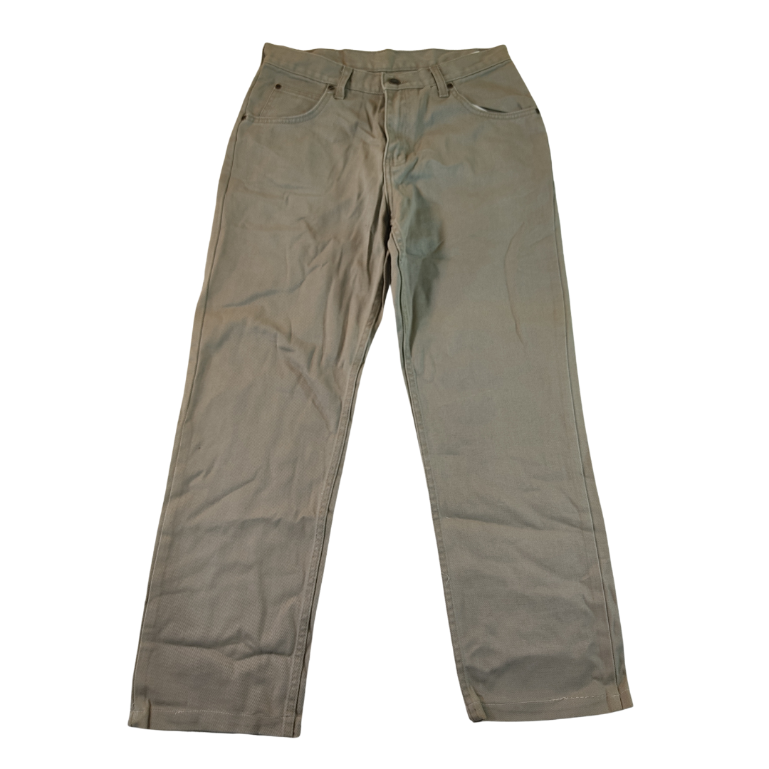 Waist 32 -No Brand Brown Straight Jeans