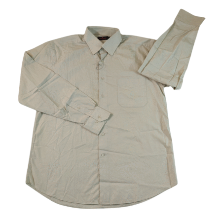 Large - Pierre Cardin Light Brown Longsleeve Shirts