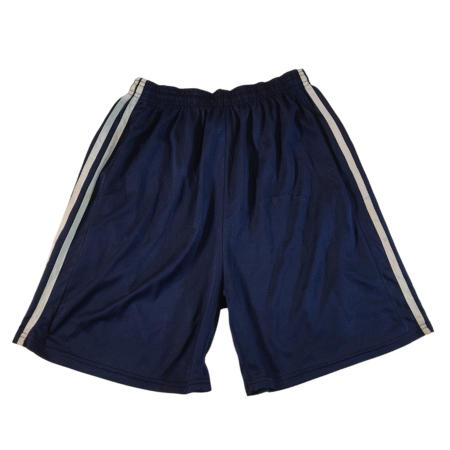 Waist 32 - Preloved Navy Blue Jersey Men Casual Shorts