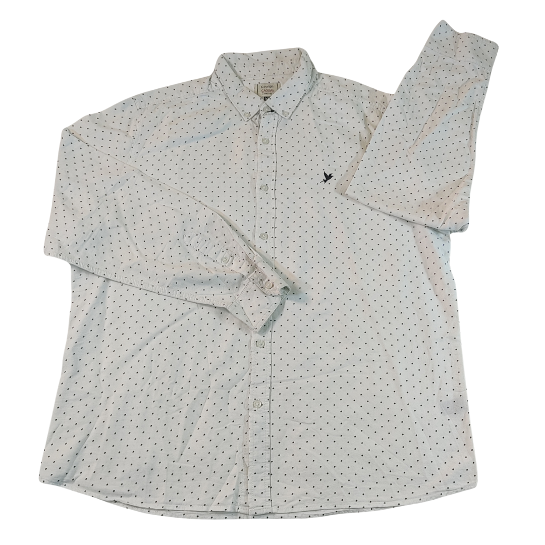 XL - George Polka Dot Cotton Longsleeve Shirts