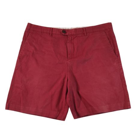Waist 36 - Ben Sherman Burgundy Cargo Khaki Shorts