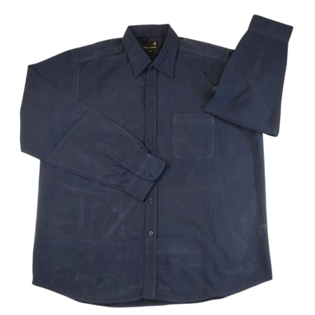 XL - Giorgio Navy Blue Longsleeve Shirts (Brand New)