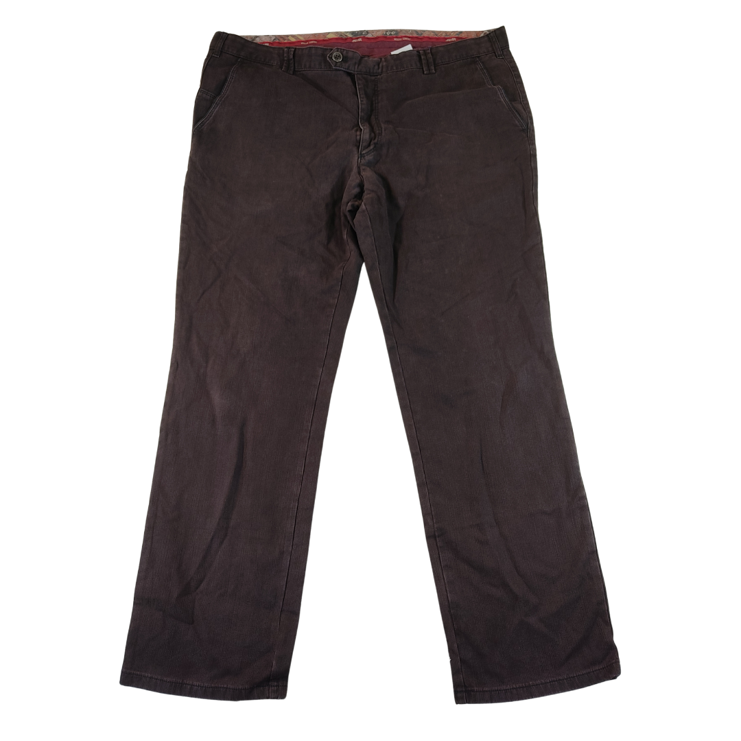 Waist 40 - Meyer Brown Denim Straight Jeans
