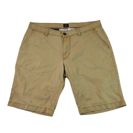 Waist 36 -Haltric Golden Yellow Men Casual Shorts
