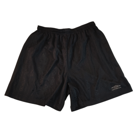 Waist 32 - Umbro Black Jersey Men Casual Shorts