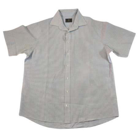 Large - M&S Check Shortsleeve Shirt