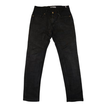 Large - Zara Black Stretchy Skinny Mens Jeans