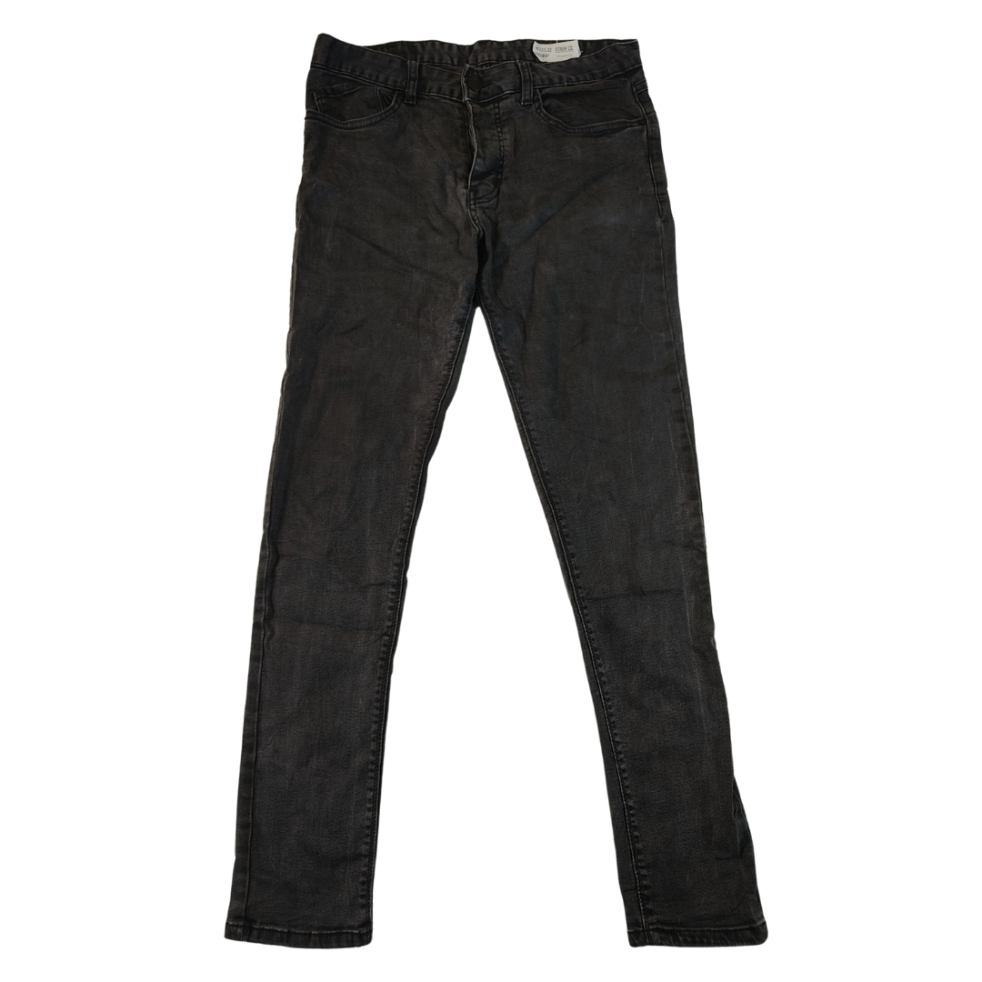 Medium - Denim Co Grey Stretchy Skinny Mens Jeans