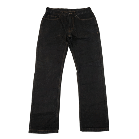 Medium - George Black Straight Leg Mens Jeans