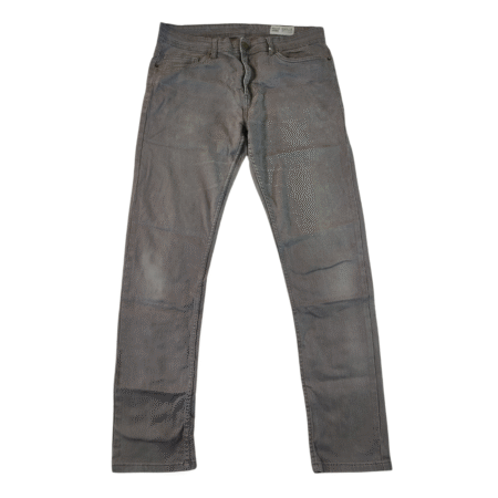 Medium - Denim Co Grey Stretchy Skinny Mens Jeans