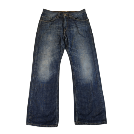 Medium - Mustang Blue Wash Straight Leg Mens Jeans