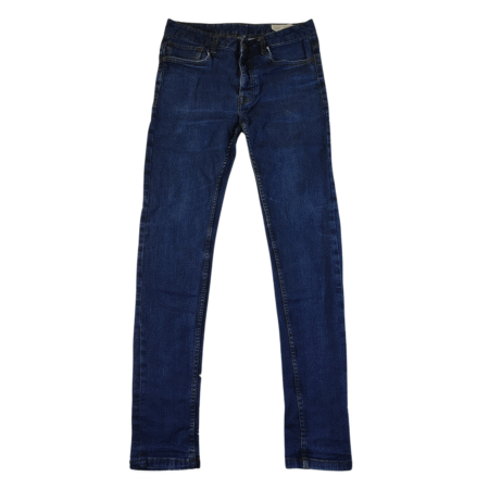 Small - Denim Co Blue Stretchy Skinny Mens Jeans