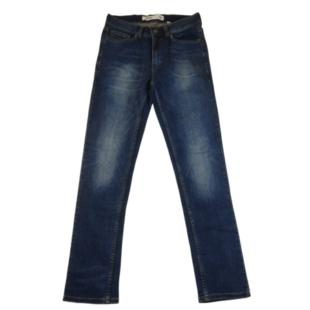 Medium - Burton Blue Wash Stretchy Skinny Mens Jeans