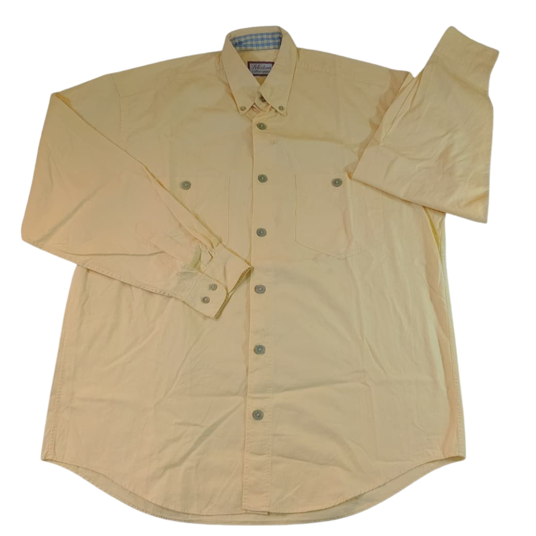 XL - Selection Custard Yellow Longsleeve Shirt